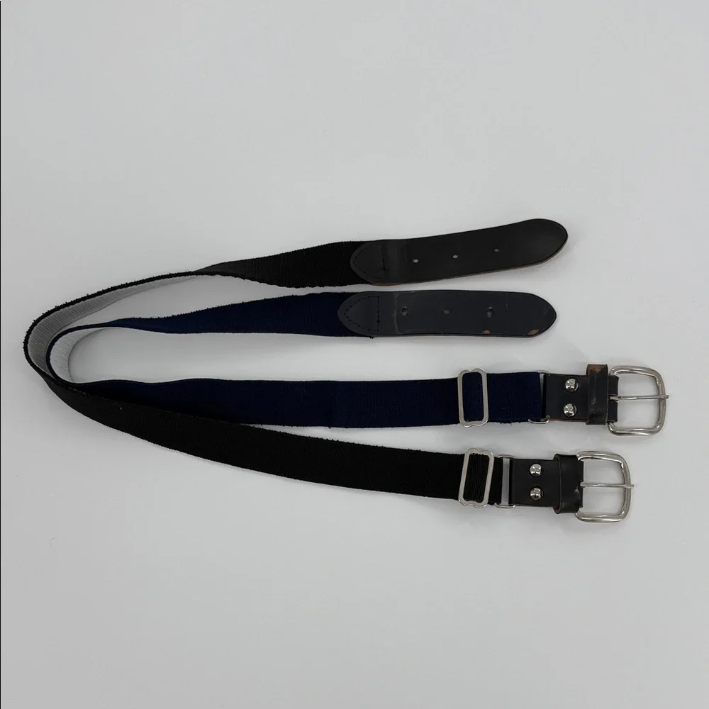 Youth Baseball Softball belts - Black and Navy